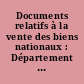Documents relatifs à la vente des biens nationaux : Département de la Haute-Garonne : District de Saint-Gaudens
