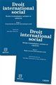 Droit international social : droits économiques, sociaux et culturels
