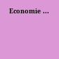 Economie ...
