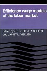 Efficiency wage models of the labour market