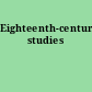 Eighteenth-century studies