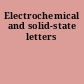 Electrochemical and solid-state letters