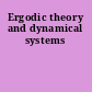 Ergodic theory and dynamical systems