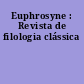 Euphrosyne : Revista de filologia clássica