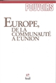 Europe, de la Communauté à l'Union
