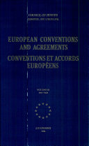 European conventions and agreements : 3. 1972-1974 : = Conventions et accords européens : 3. 1972-1974