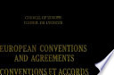 European conventions and agreements : Conventions et accords européens : 5 : 1983-1989