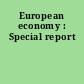 European economy : Special report