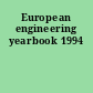 European engineering yearbook 1994