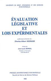 Evaluation législative et lois expérimentales : séminaire en Valais, Crans-sur-Sierre, 7-9 octobre 1992