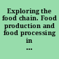 Exploring the food chain. Food production and food processing in Western Europe, 1850-1990