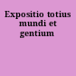 Expositio totius mundi et gentium
