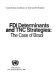 FDI determinants and TNC strategies : the case of Brazil