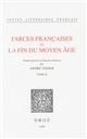 Farces françaises de la fin du Moyen Age : 2