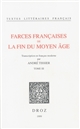Farces françaises de la fin du Moyen Age : 3