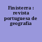 Finisterra : revista portuguesa de geografia