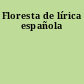 Floresta de lírica española