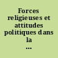 Forces religieuses et attitudes politiques dans la France contemporaine