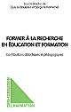Former à la recherche en éducation et formation : contributions didactiques et pédagogiques