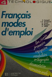 Français modes d'emploi, 4e technologique