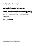 Frankfurter Schule und Studentenbewegung : von der Flaschenpost zum Molotowcocktail : 1946-1995 : 2 : Dokumente