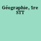 Géographie, 1re STT