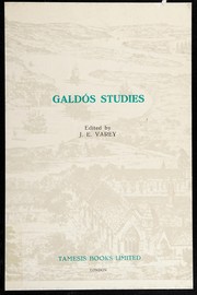 Galdós studies : 1