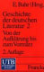 Geschichte der deutschen Literatur : Kontinuität und Veränderung vom Mittelalter bis zur Gegenwart : Band 2 : Von der Aufklärung bis zum Vormärz