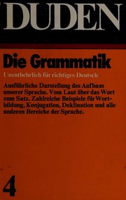 Grammatik der deutschen Gegenwartssprache