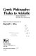 Greek philosophy : Thales to Aristotle