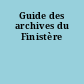 Guide des archives du Finistère