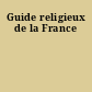Guide religieux de la France