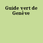 Guide vert de Genève