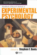 Handbook of research methods in experimental psychology