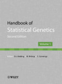 Handbook of statistical genetics