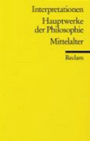 Hauptwerke der Philosophie : Mittelalter