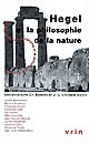Hegel et la philosophie de la nature