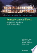 Hemodynamical flows : modeling, analysis and simulation
