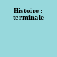 Histoire : terminale