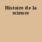 Histoire de la science