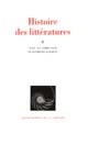 Histoire des littératures : 2 : Littératures occidentales