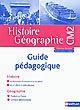 Histoire géographie, CM2 : histoire des arts, instruction civique : guide pédagogique : programme 2008