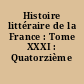Histoire littéraire de la France : Tome XXXI : Quatorzième siècle