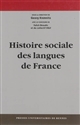 Histoire sociale des langues de France