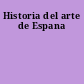 Historia del arte de Espana