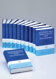 Historisches Wörterbuch der Philosophie : Band 10 : St-T