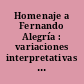 Homenaje a Fernando Alegría : variaciones interpretativas en torno a su obra