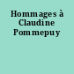 Hommages à Claudine Pommepuy