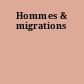 Hommes & migrations