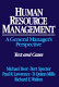 Human resource management : a general manager's perspective : text and cases